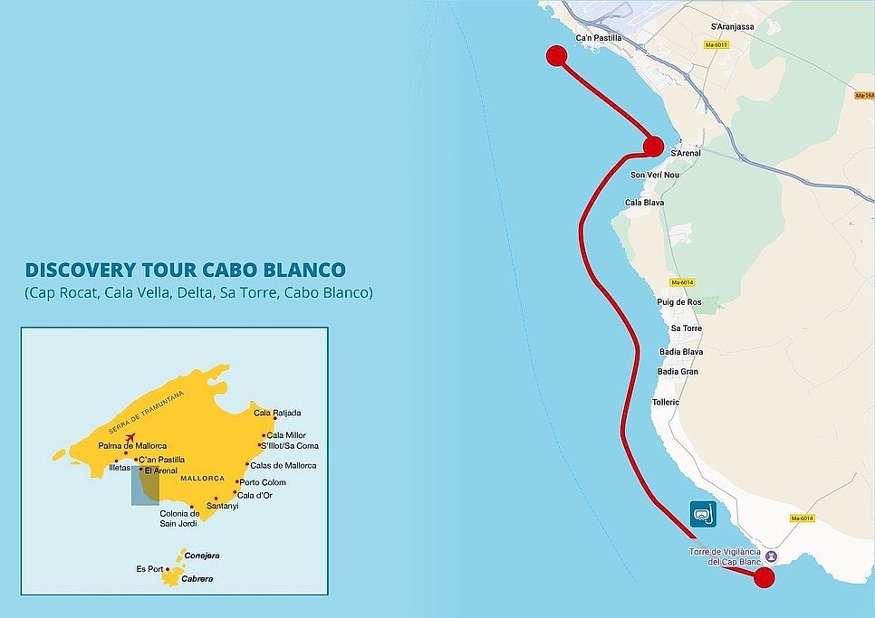 Palma Bay Snorkel Boat Trip Adventure